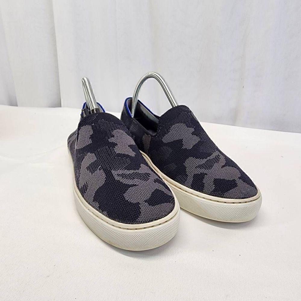 Rothy's The Sneaker in Gray Camo Slip On Flats Shoes Womens Size 8 - Picture 2 of 15